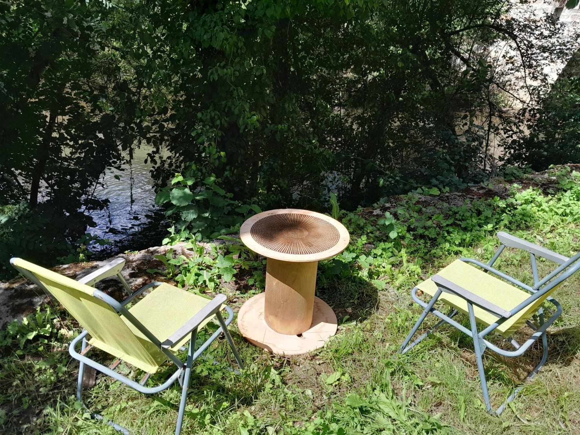 Le Refuge Du Cele Studio Paisible Jardin Et Riviere Фижак Экстерьер фото